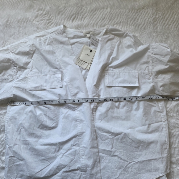 A.L.C. White Colette Top Size 4 - Picture 13 of 16